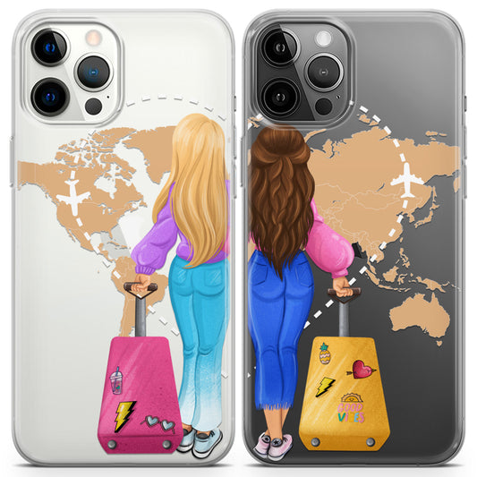 Cavka iPhone Couple Cases Travel Buddies