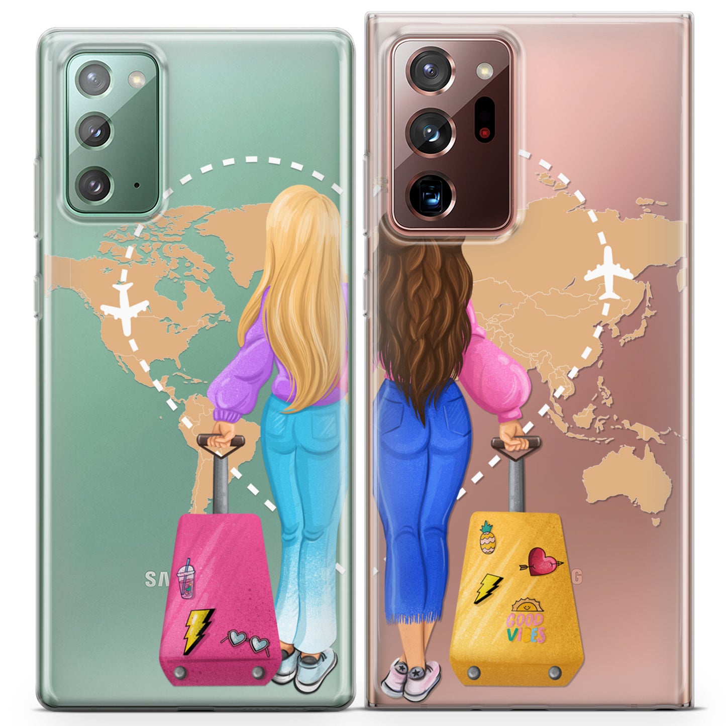 Cavka iPhone Couple Cases Travel Buddies