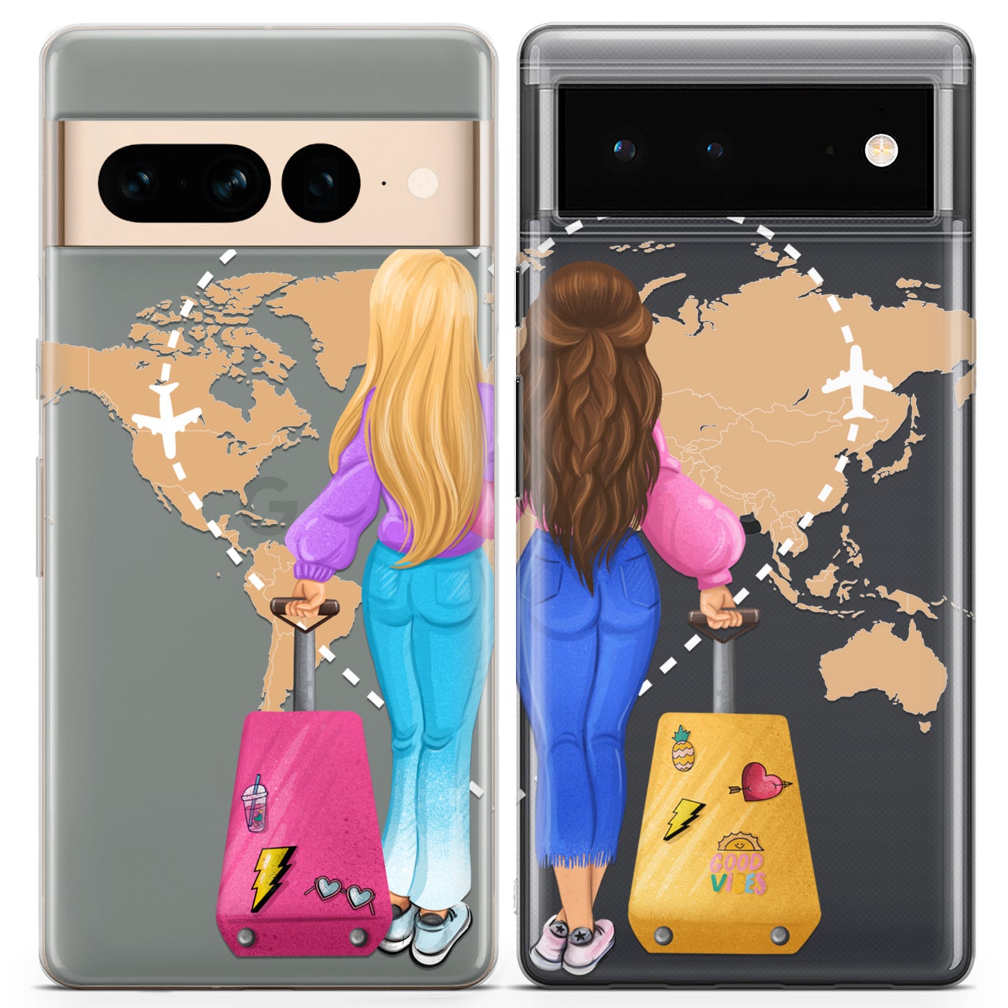 Cavka iPhone Couple Cases Travel Buddies