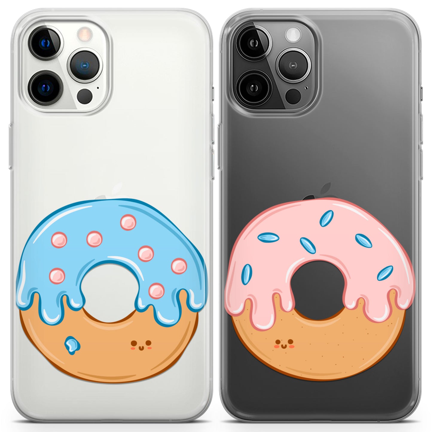 Cavka iPhone Couple Cases Glazed Donuts