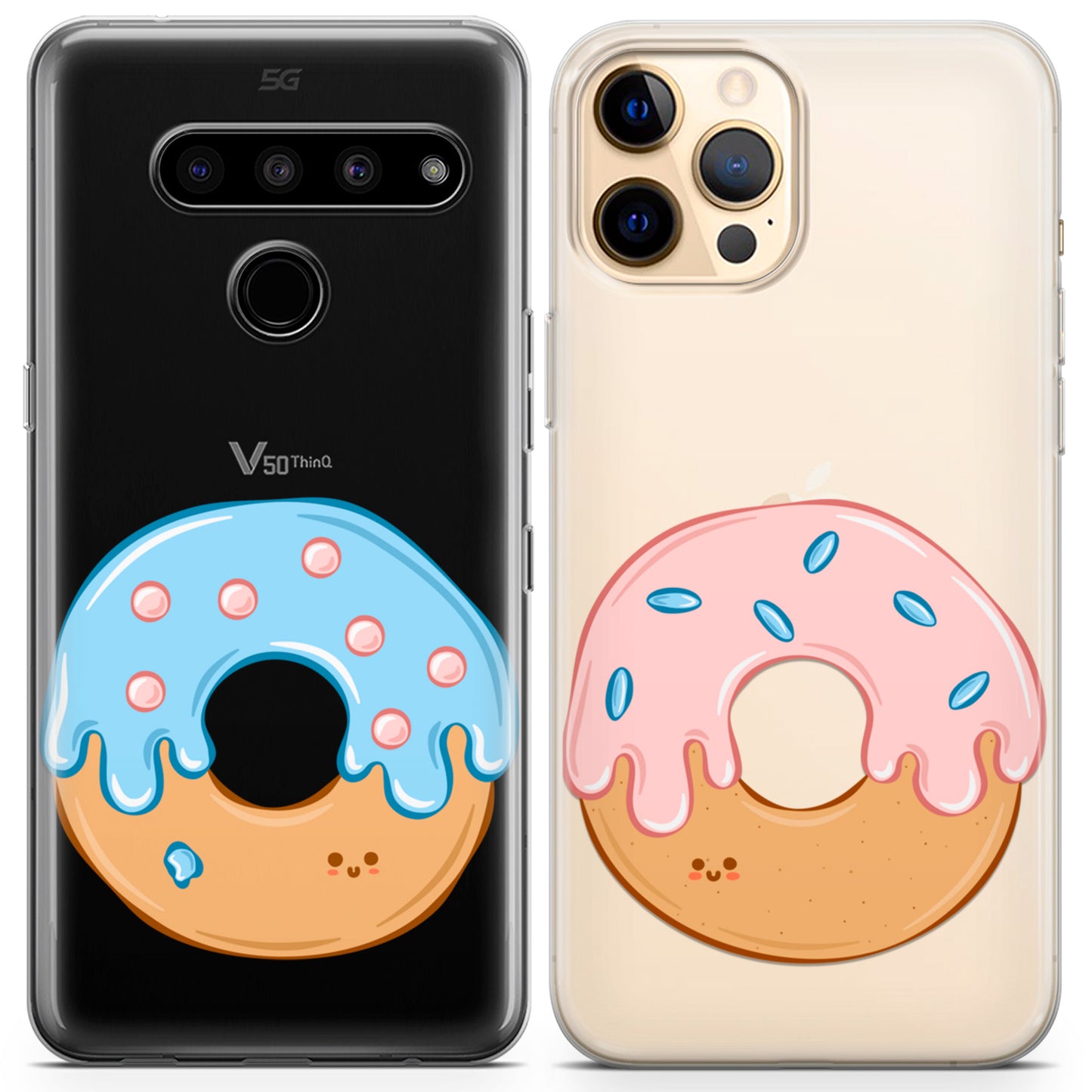 Cavka iPhone Couple Cases Glazed Donuts