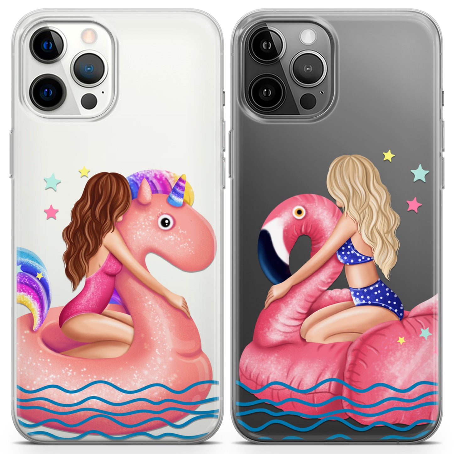 Cavka iPhone Couple Cases Party Pool