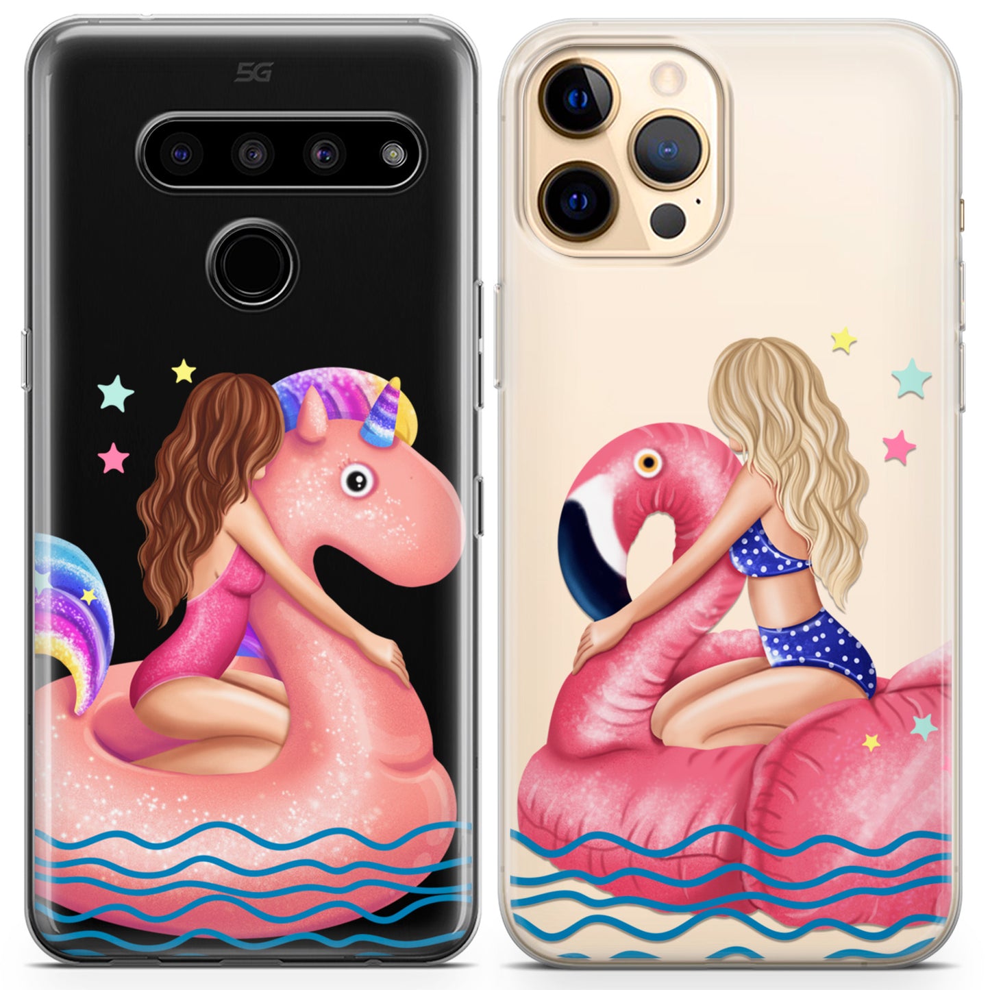 Cavka iPhone Couple Cases Party Pool