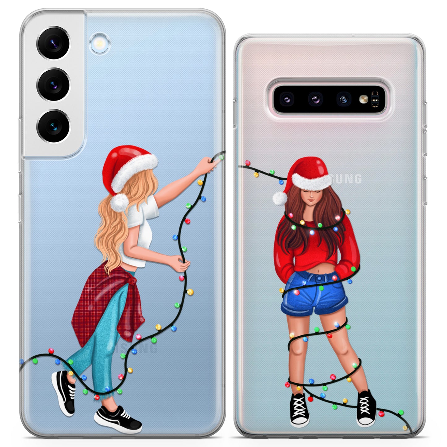 Cavka iPhone Couple Cases Christmas Girls