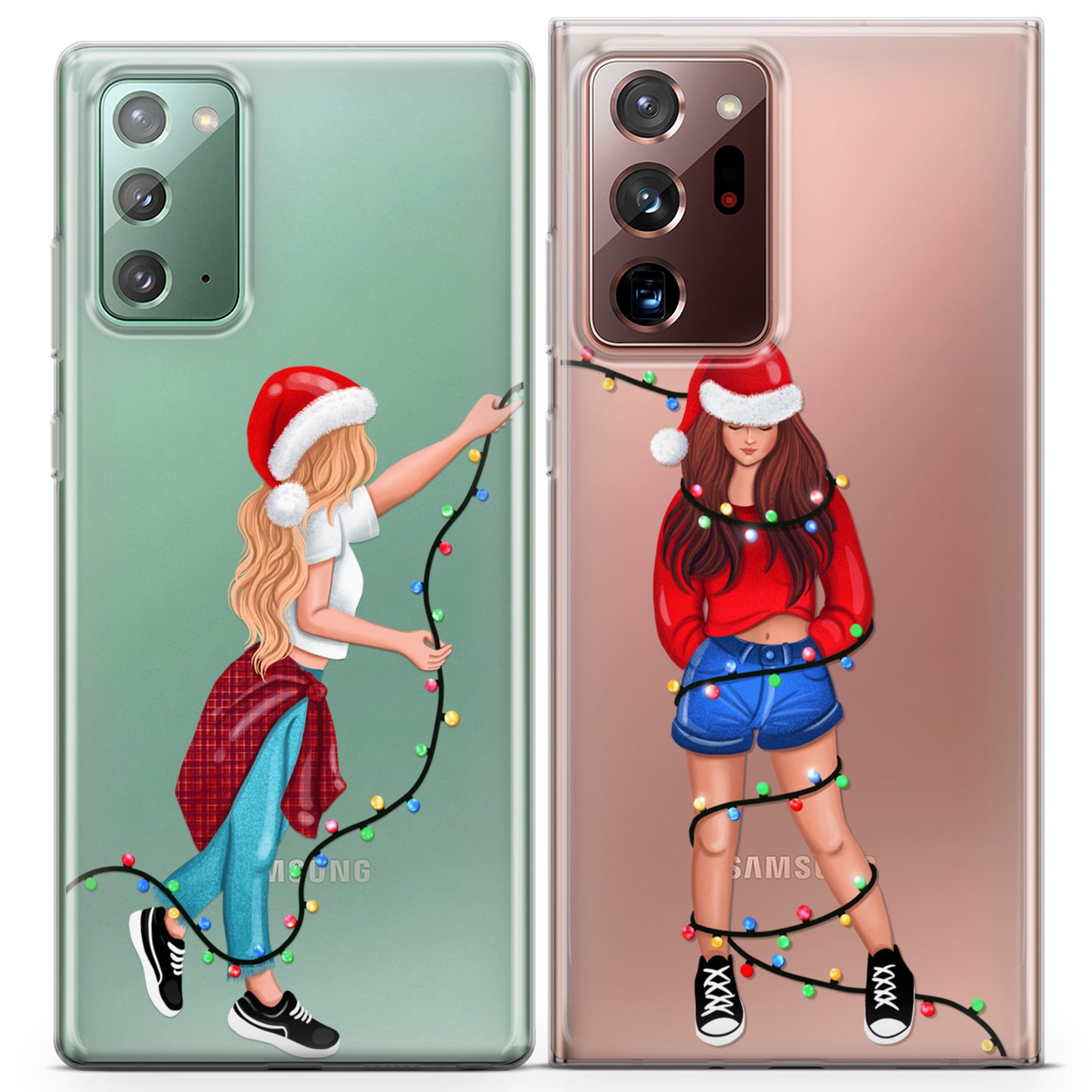 Cavka iPhone Couple Cases Christmas Girls