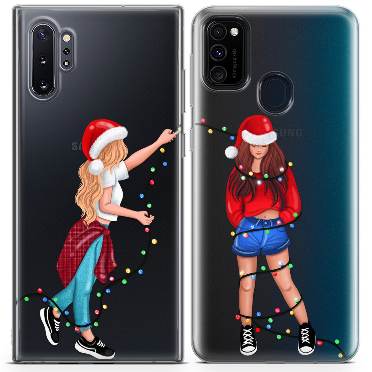 Cavka iPhone Couple Cases Christmas Girls