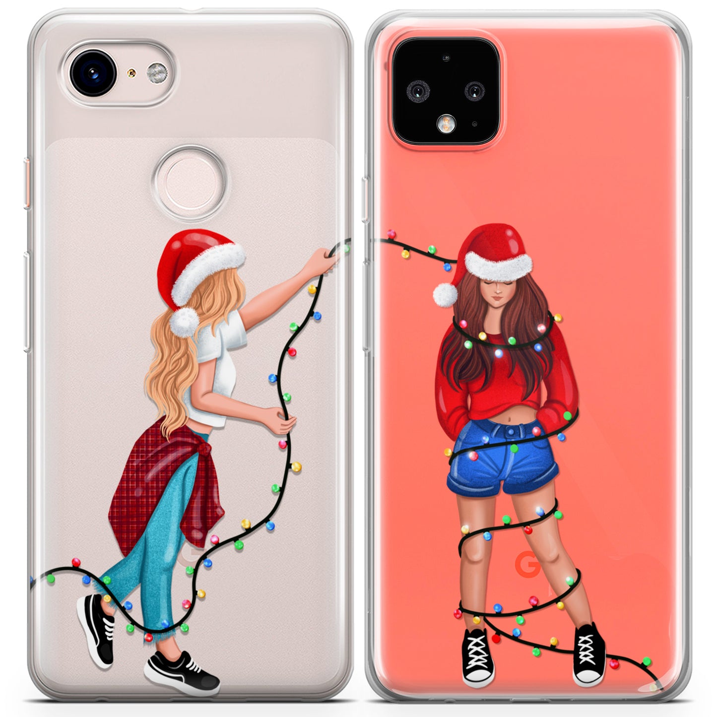 Cavka iPhone Couple Cases Christmas Girls