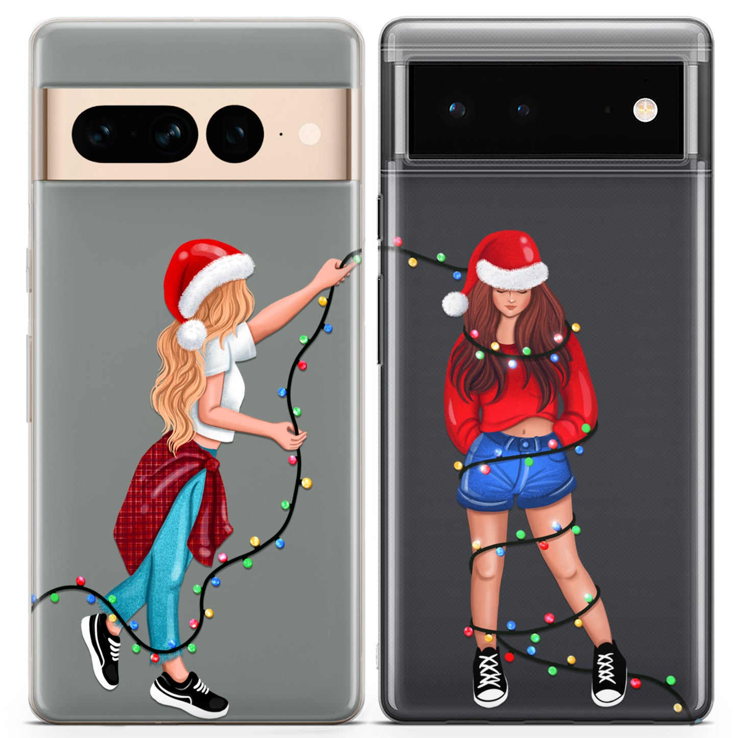 Cavka iPhone Couple Cases Christmas Girls