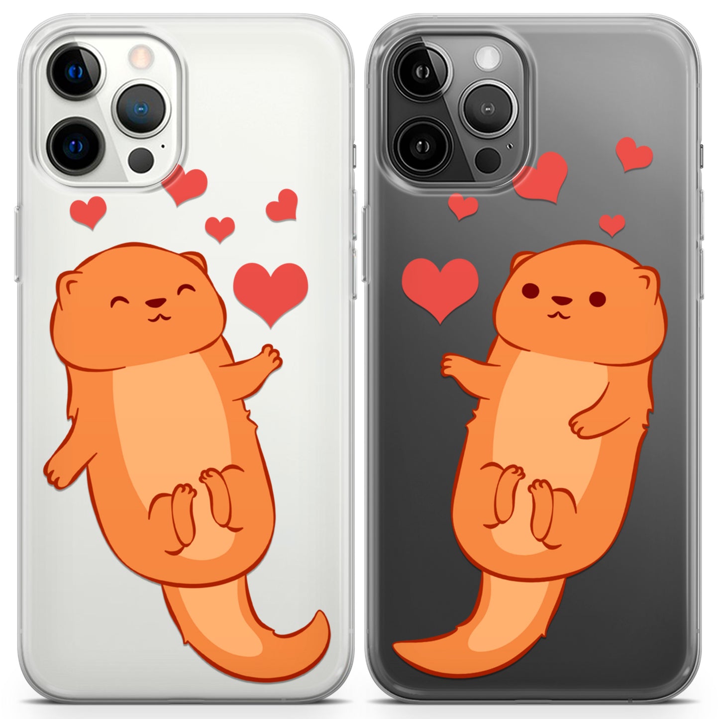 Cavka iPhone Couple Cases Lovely Otters