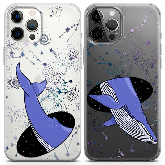 Cavka iPhone Couple Cases Celestial Whale