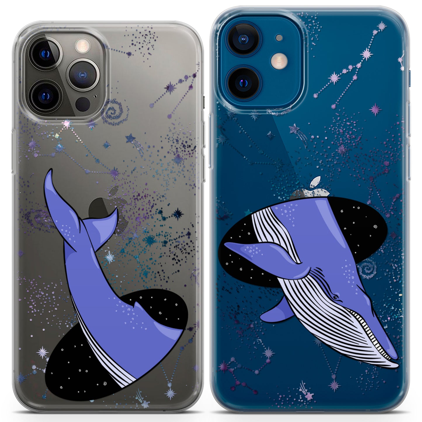 Cavka iPhone Couple Cases Celestial Whale