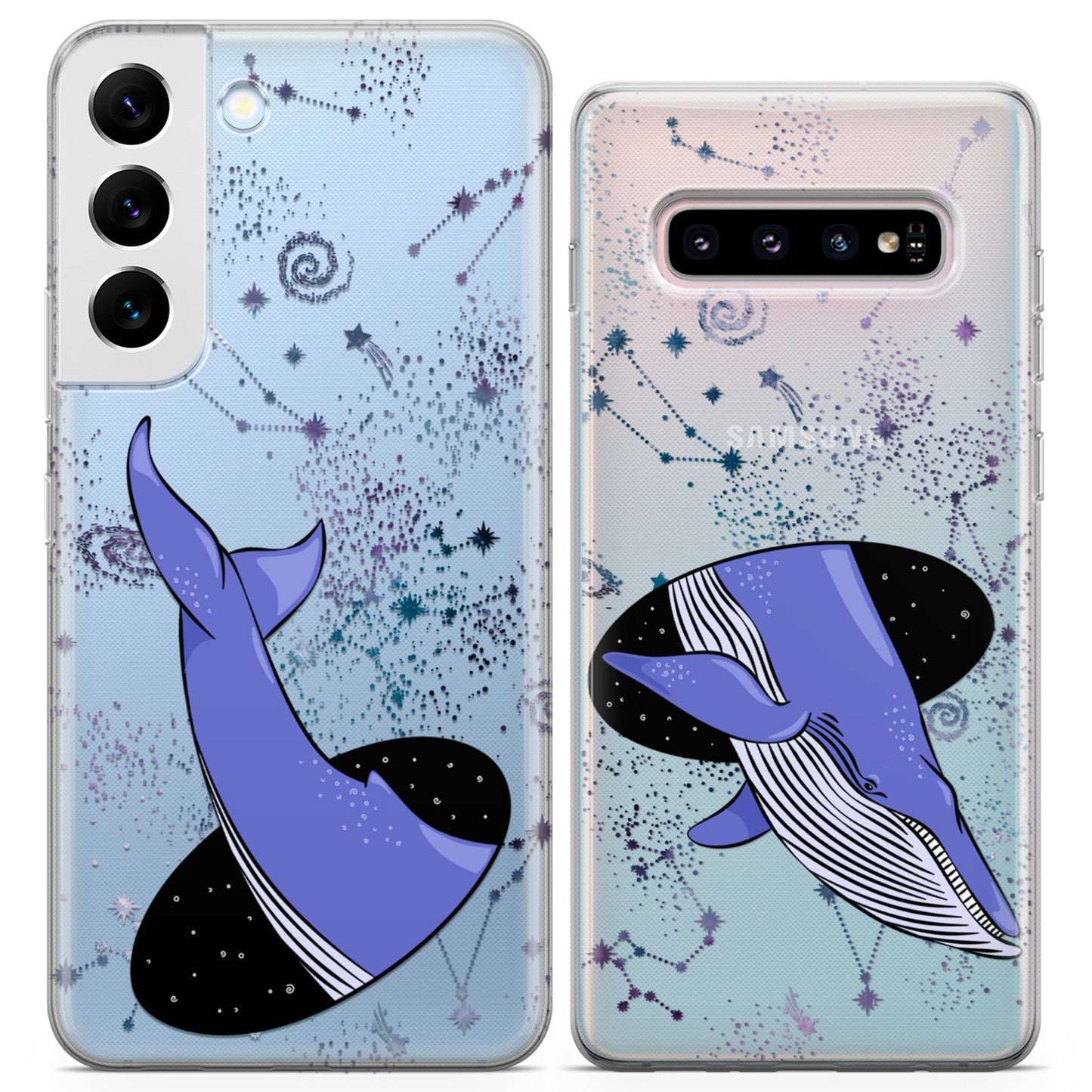 Cavka iPhone Couple Cases Celestial Whale