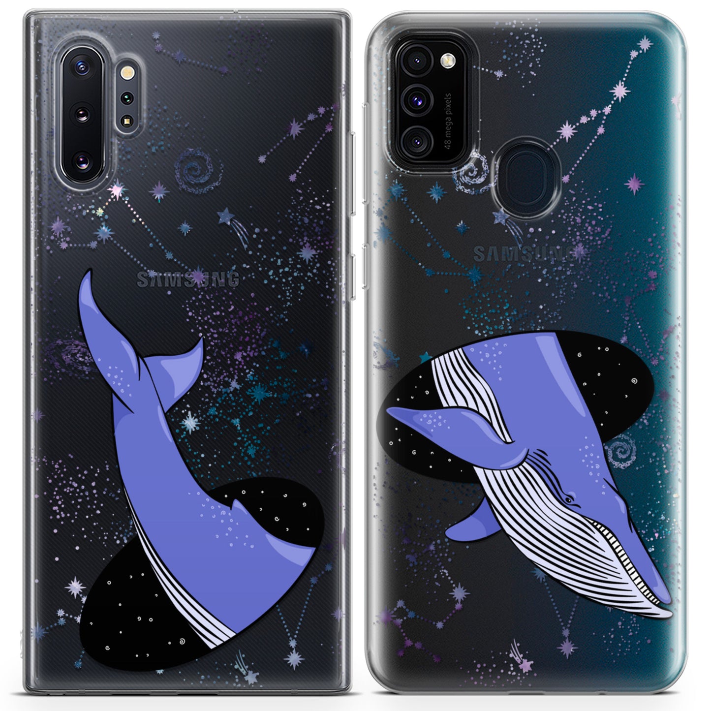 Cavka iPhone Couple Cases Celestial Whale