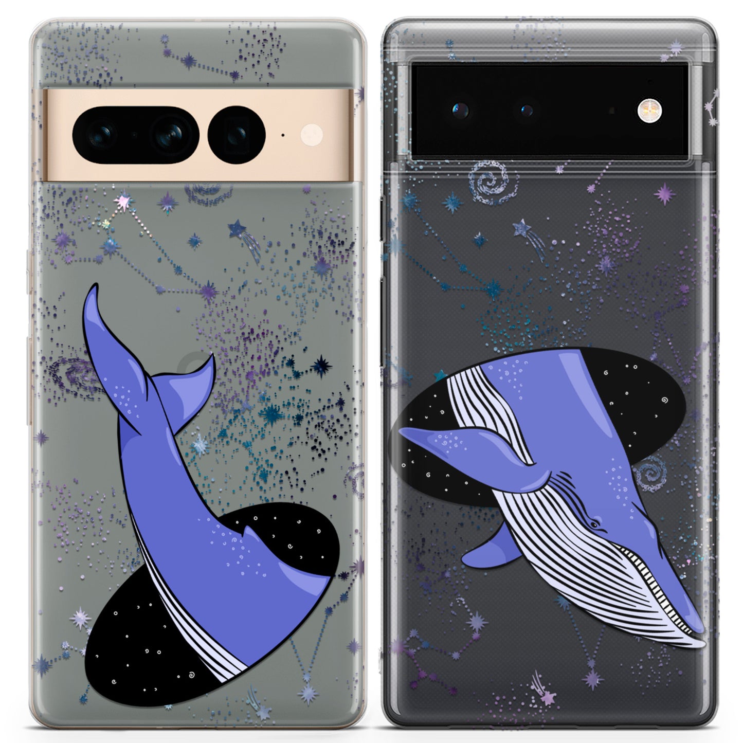 Cavka iPhone Couple Cases Celestial Whale