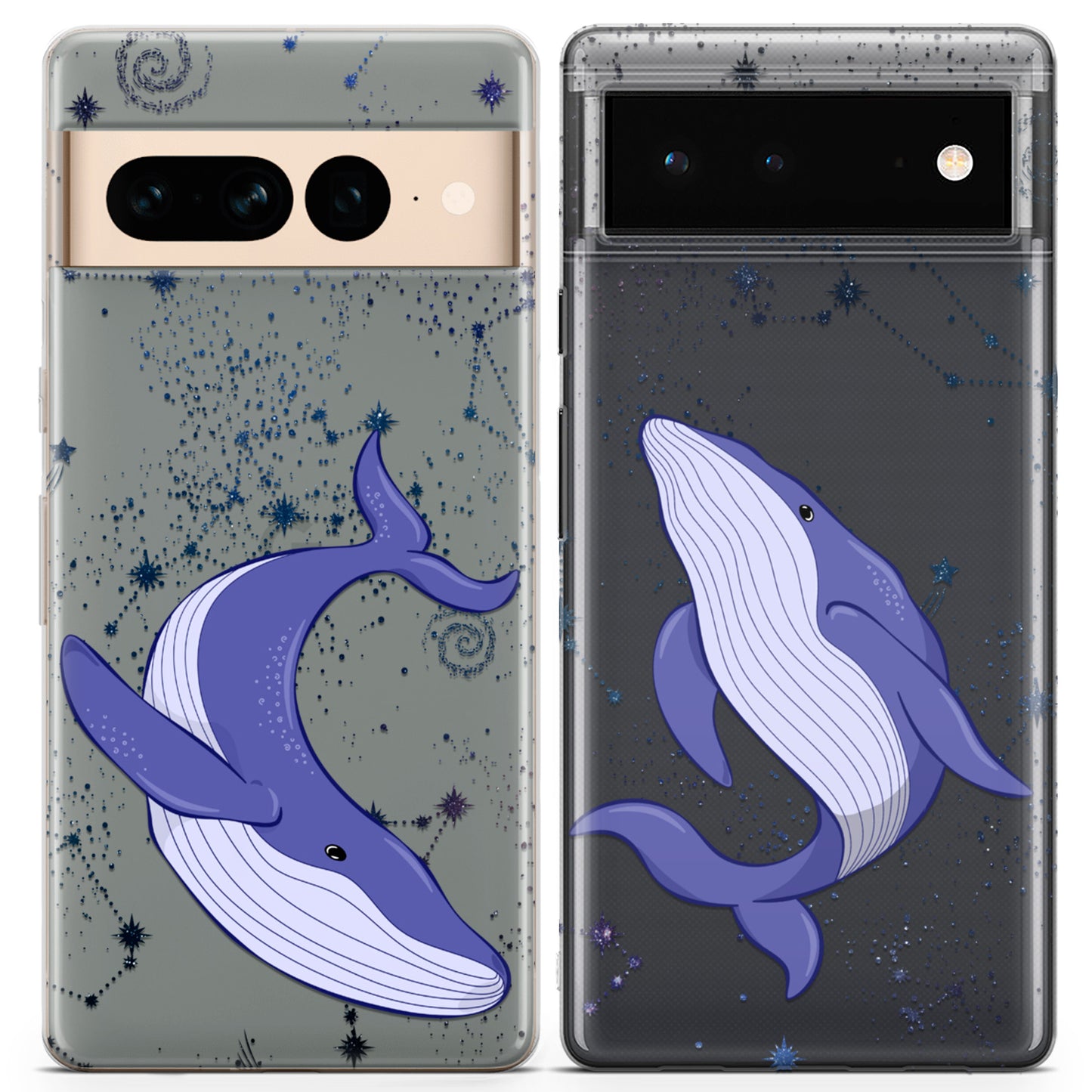 Cavka iPhone Couple Cases Floating Whales