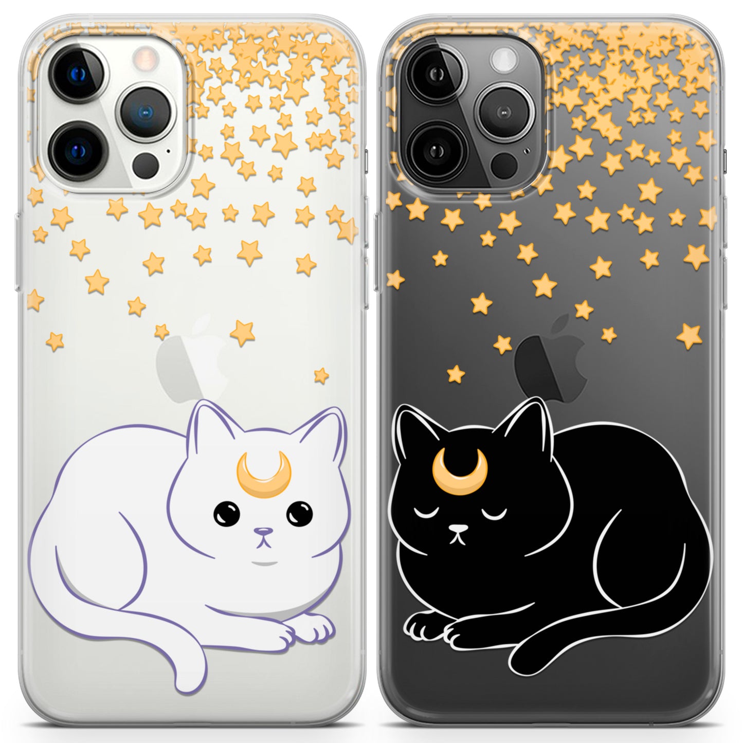 Cavka iPhone Couple Cases Starry Cats