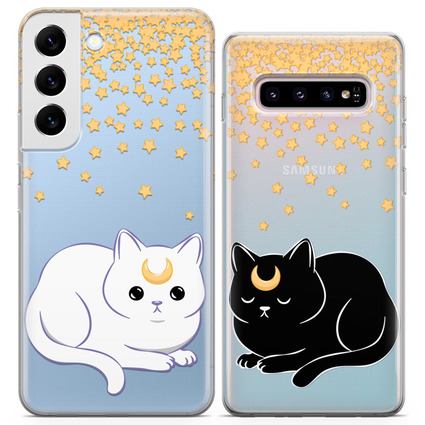 Cavka iPhone Couple Cases Starry Cats