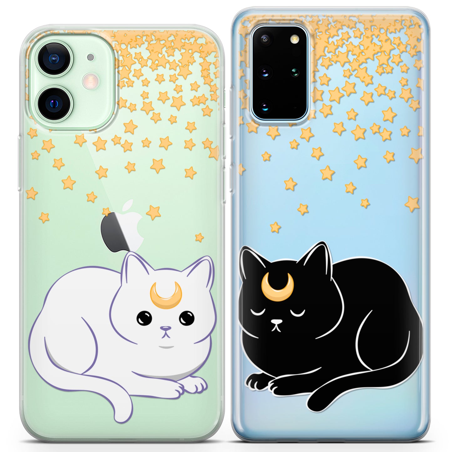 Cavka iPhone Couple Cases Starry Cats