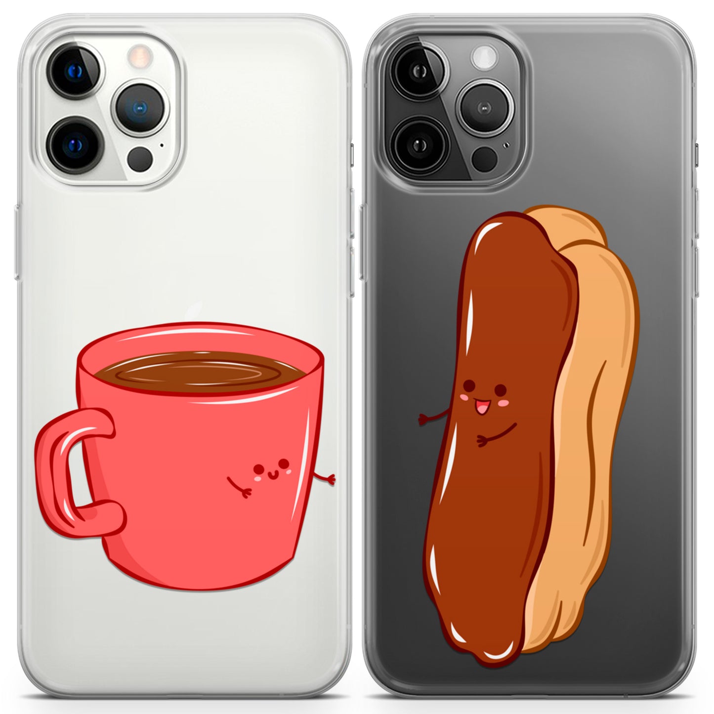 Cavka iPhone Couple Cases Chocolate Eclair