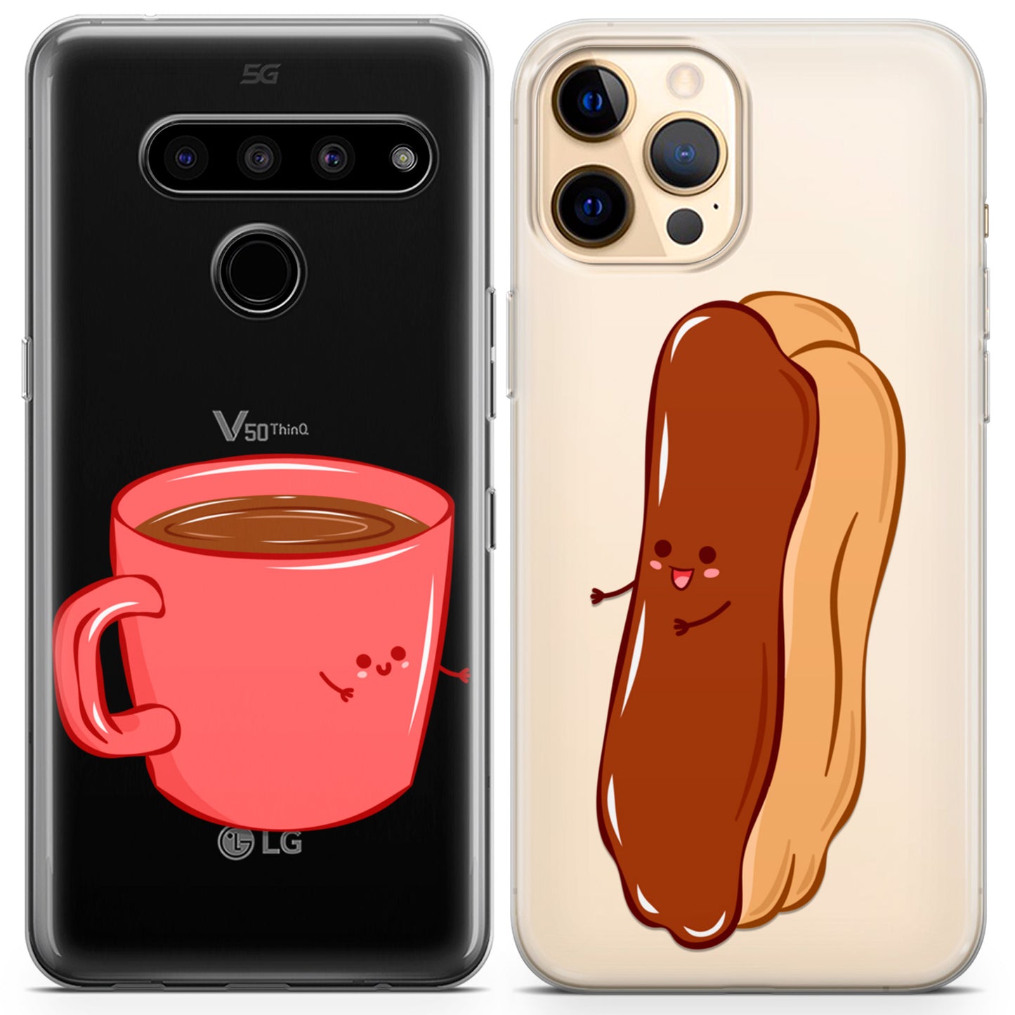 Cavka iPhone Couple Cases Chocolate Eclair