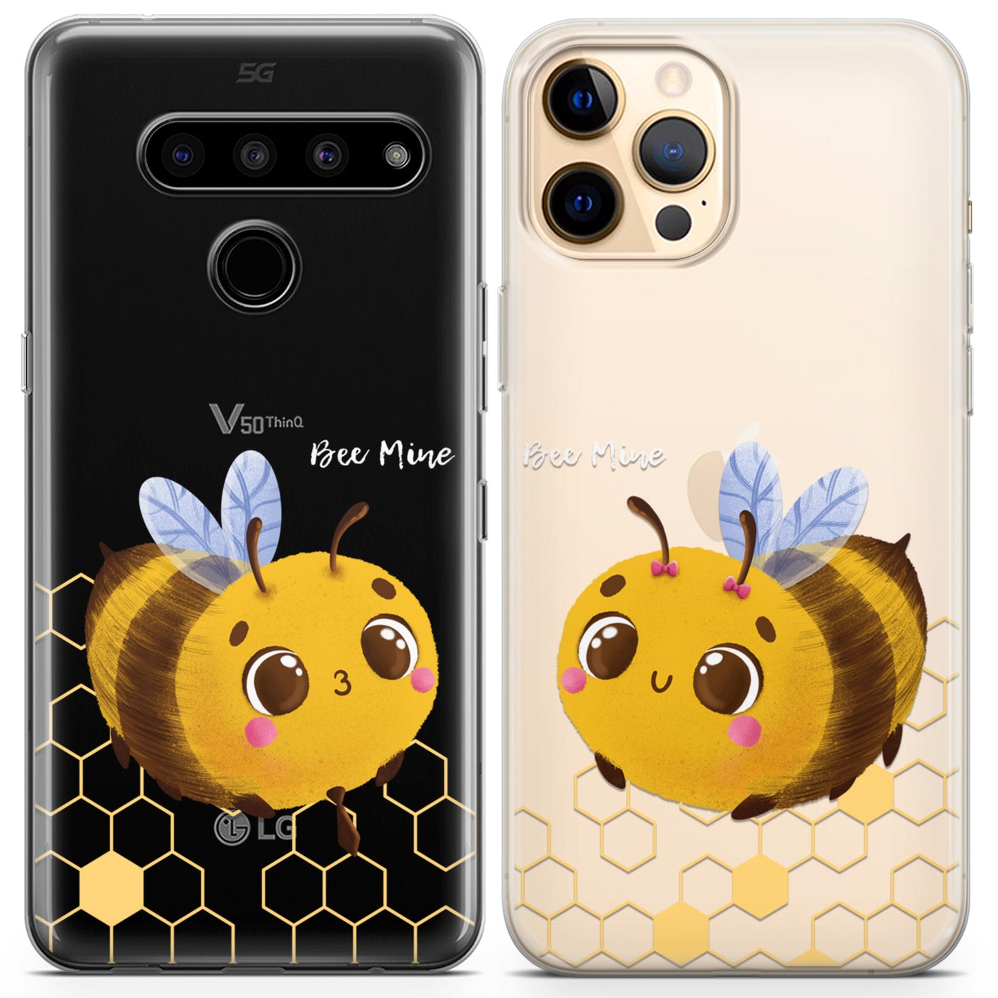 Cavka iPhone Couple Cases Bee Mine