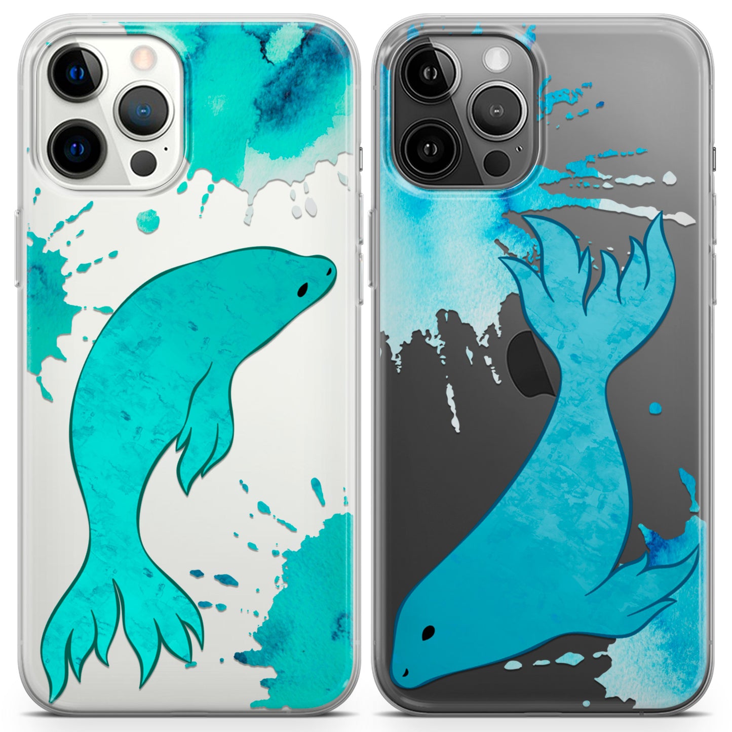 Cavka iPhone Couple Cases Sea Lions