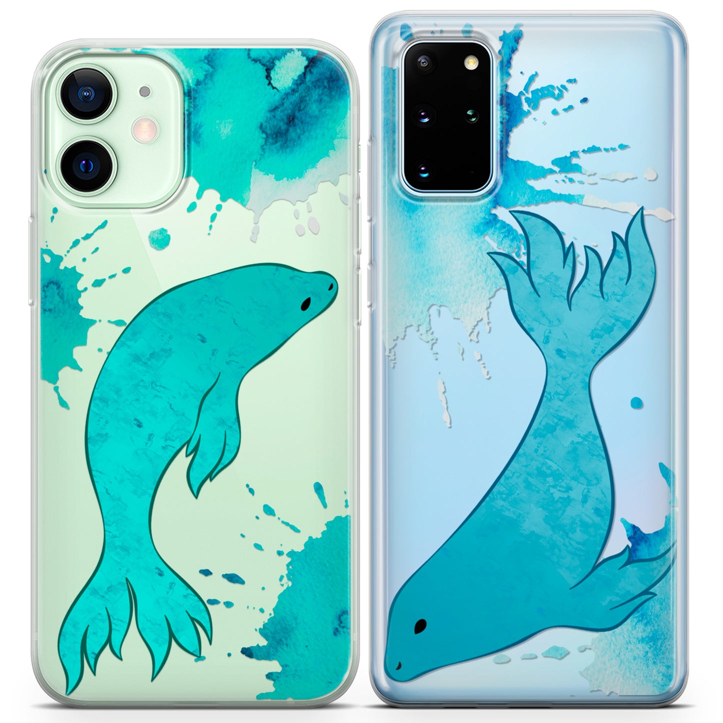 Cavka iPhone Couple Cases Sea Lions