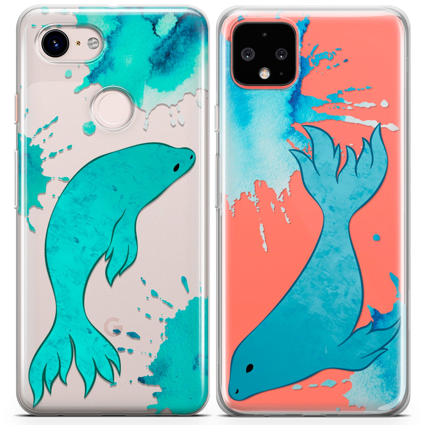 Cavka iPhone Couple Cases Sea Lions