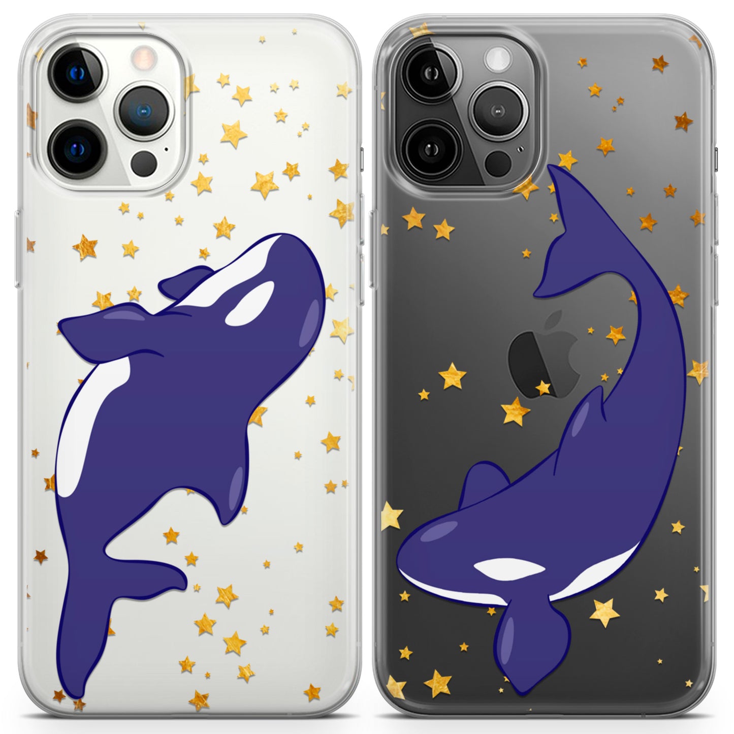 Cavka iPhone Couple Cases Cute Killer Whales