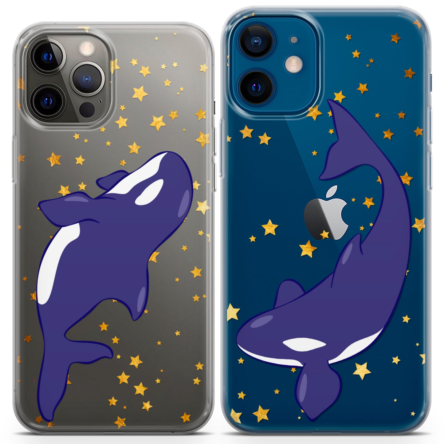 Cavka iPhone Couple Cases Cute Killer Whales