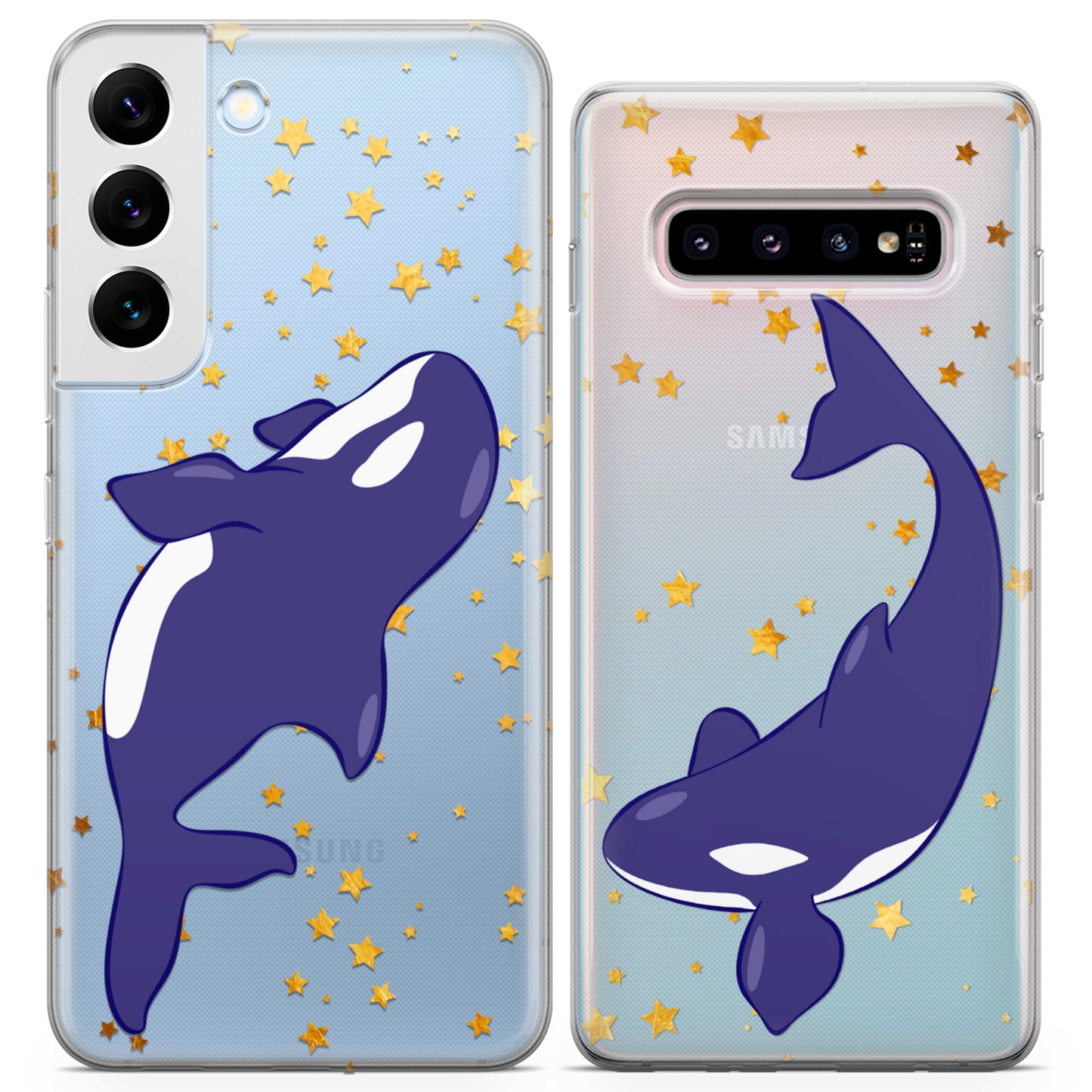 Cavka iPhone Couple Cases Cute Killer Whales