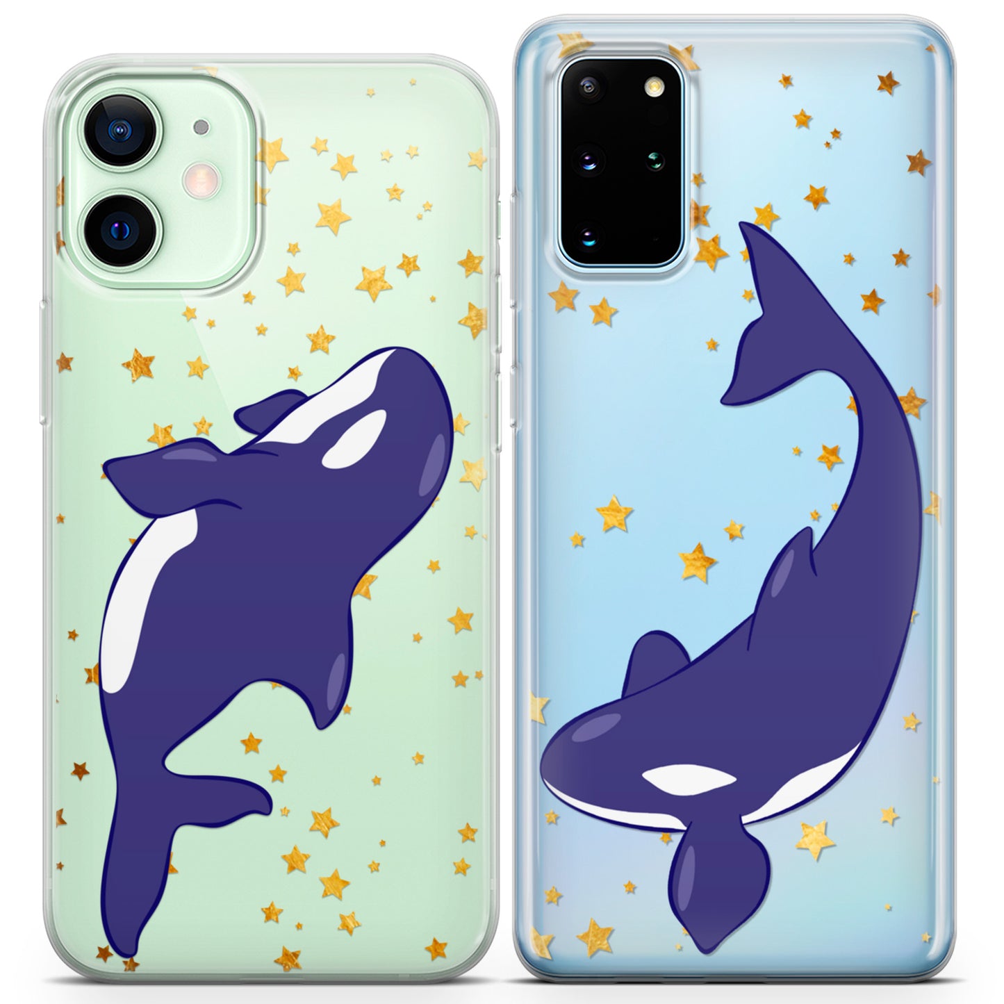 Cavka iPhone Couple Cases Cute Killer Whales