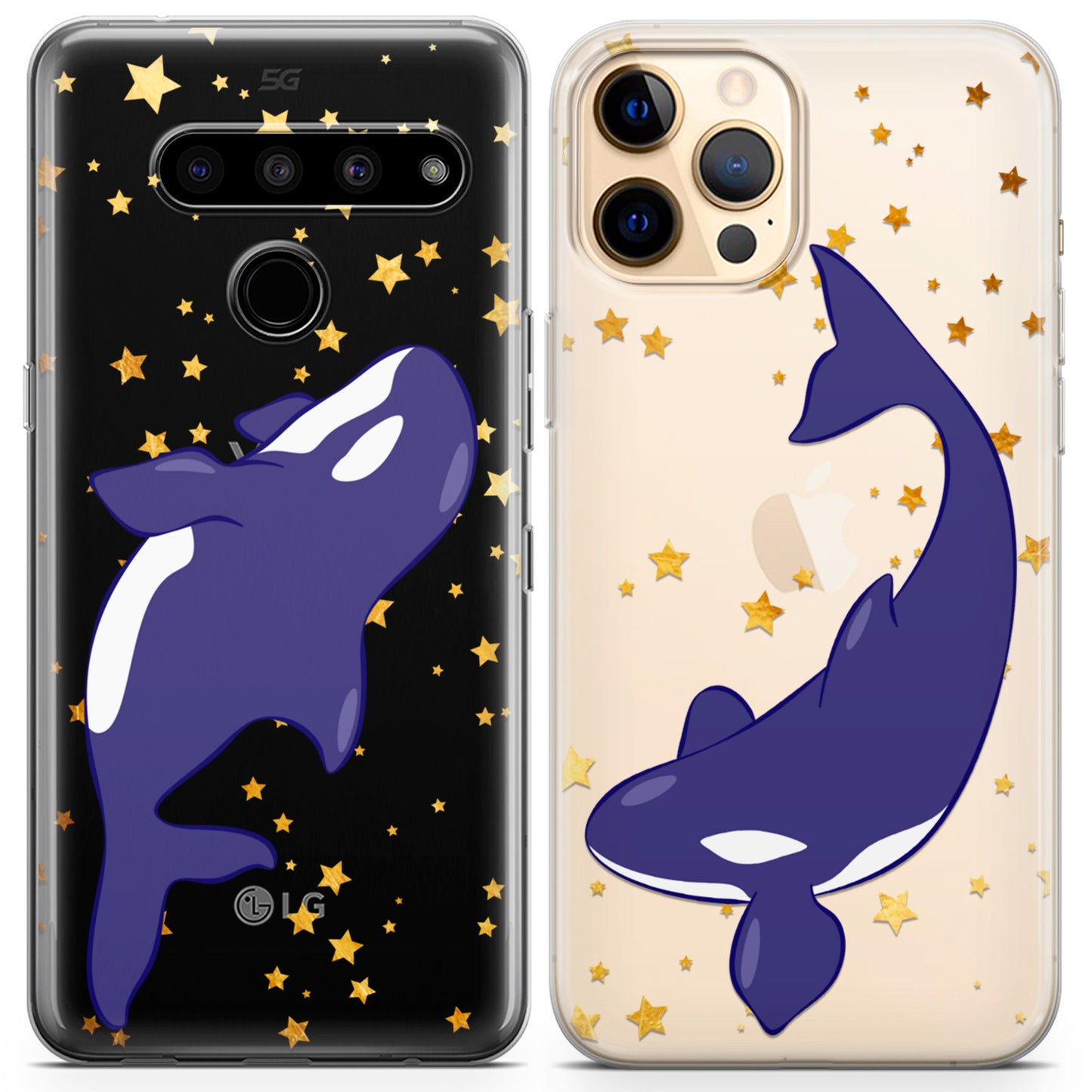 Cavka iPhone Couple Cases Cute Killer Whales