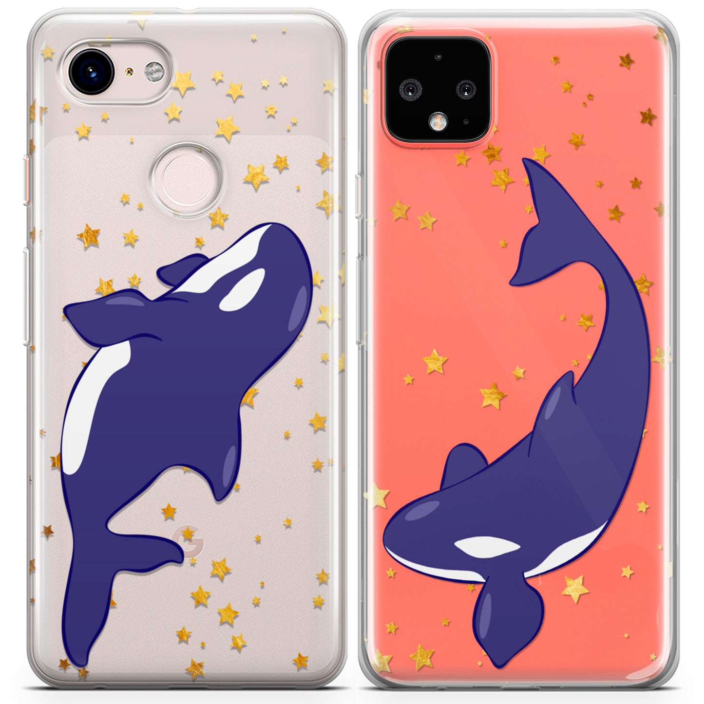 Cavka iPhone Couple Cases Cute Killer Whales