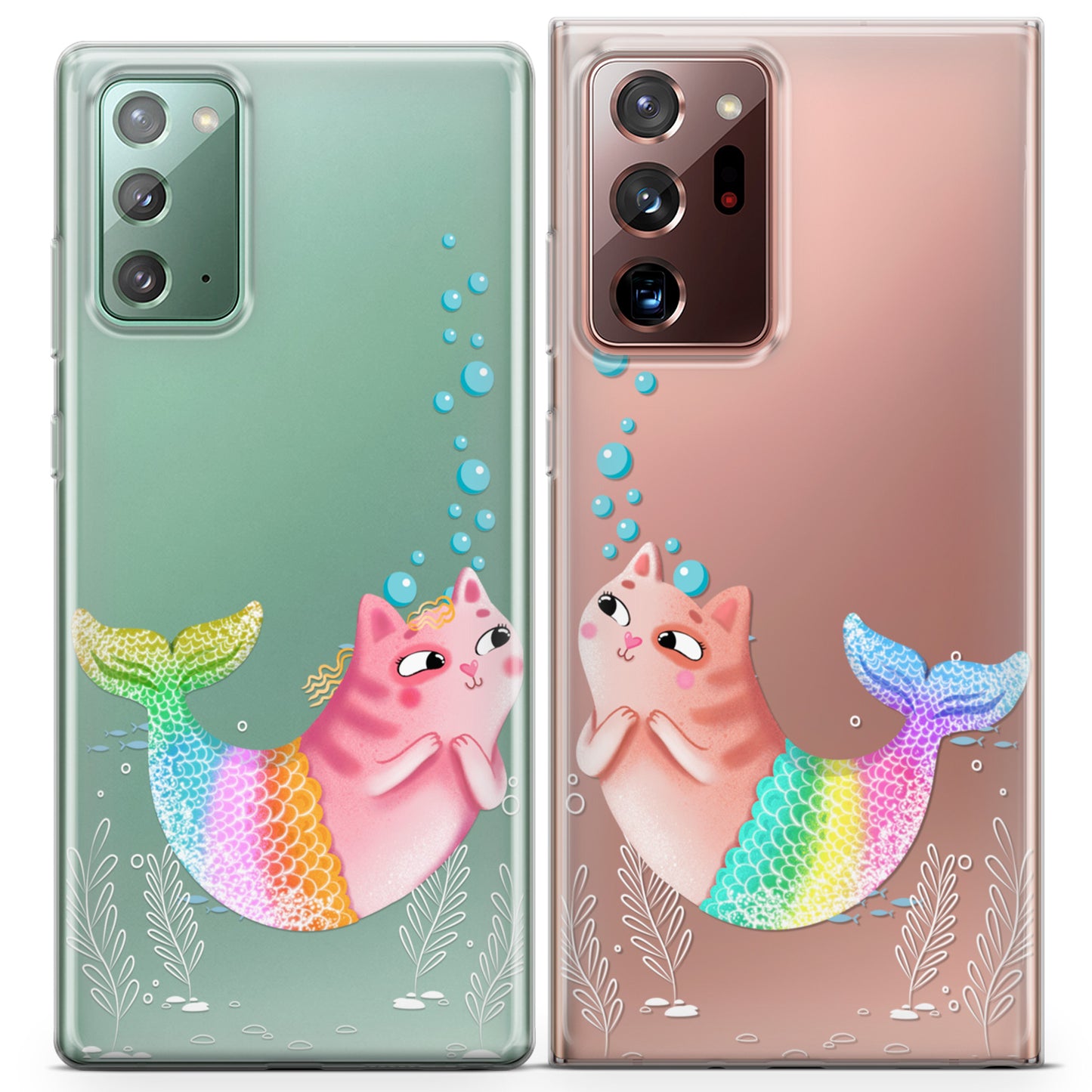 Cavka iPhone Couple Cases Cats Mermaids