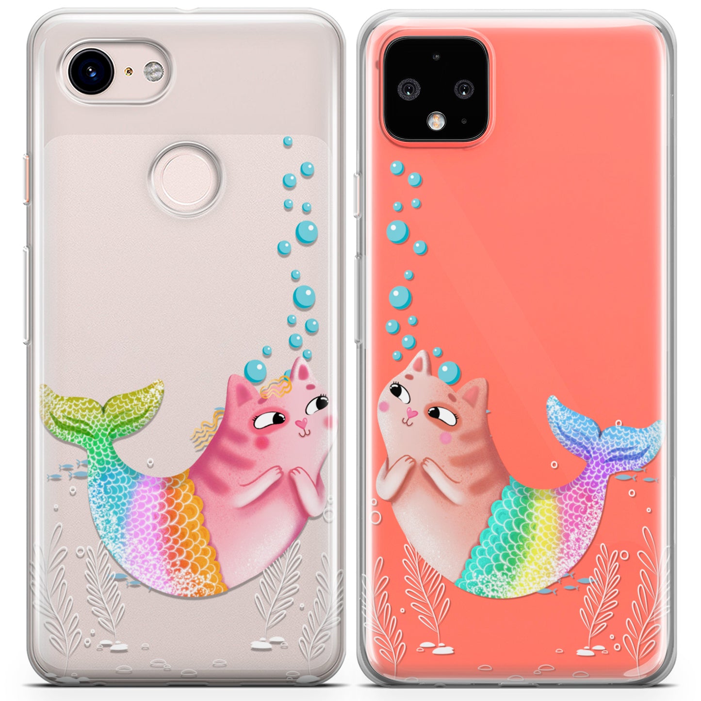 Cavka iPhone Couple Cases Cats Mermaids