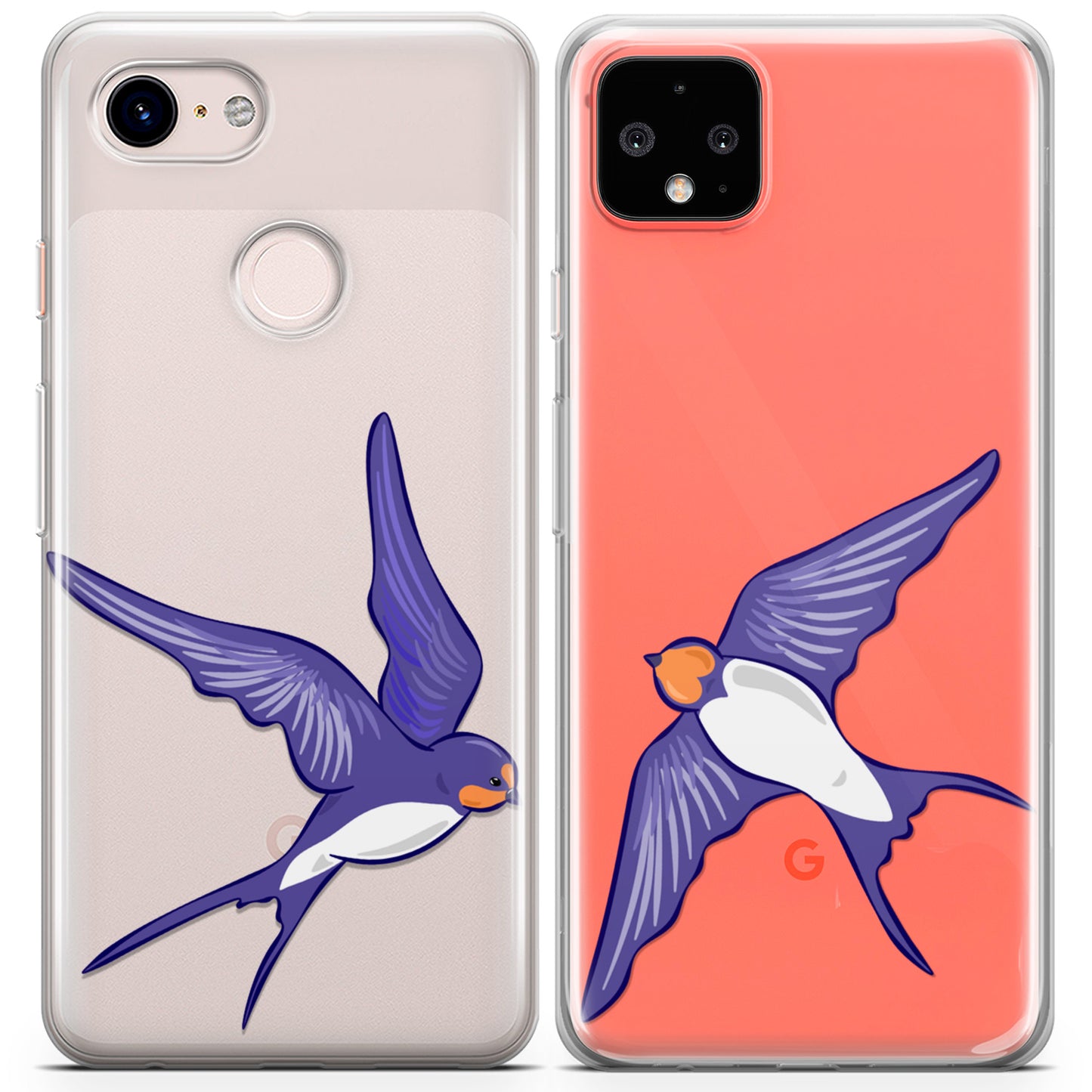 Cavka iPhone Couple Cases Flying Swallows