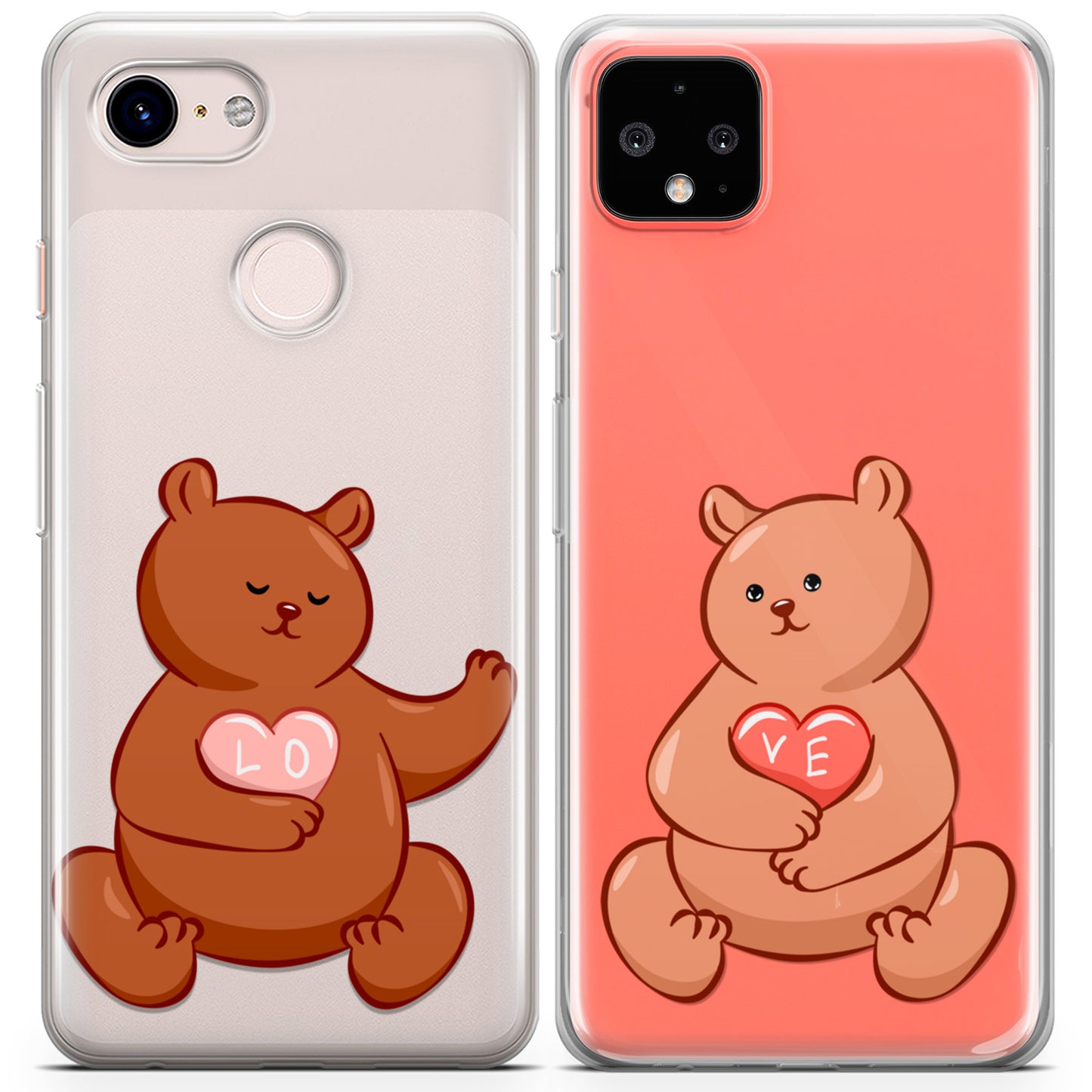 Cavka iPhone Couple Cases Teddy Bears