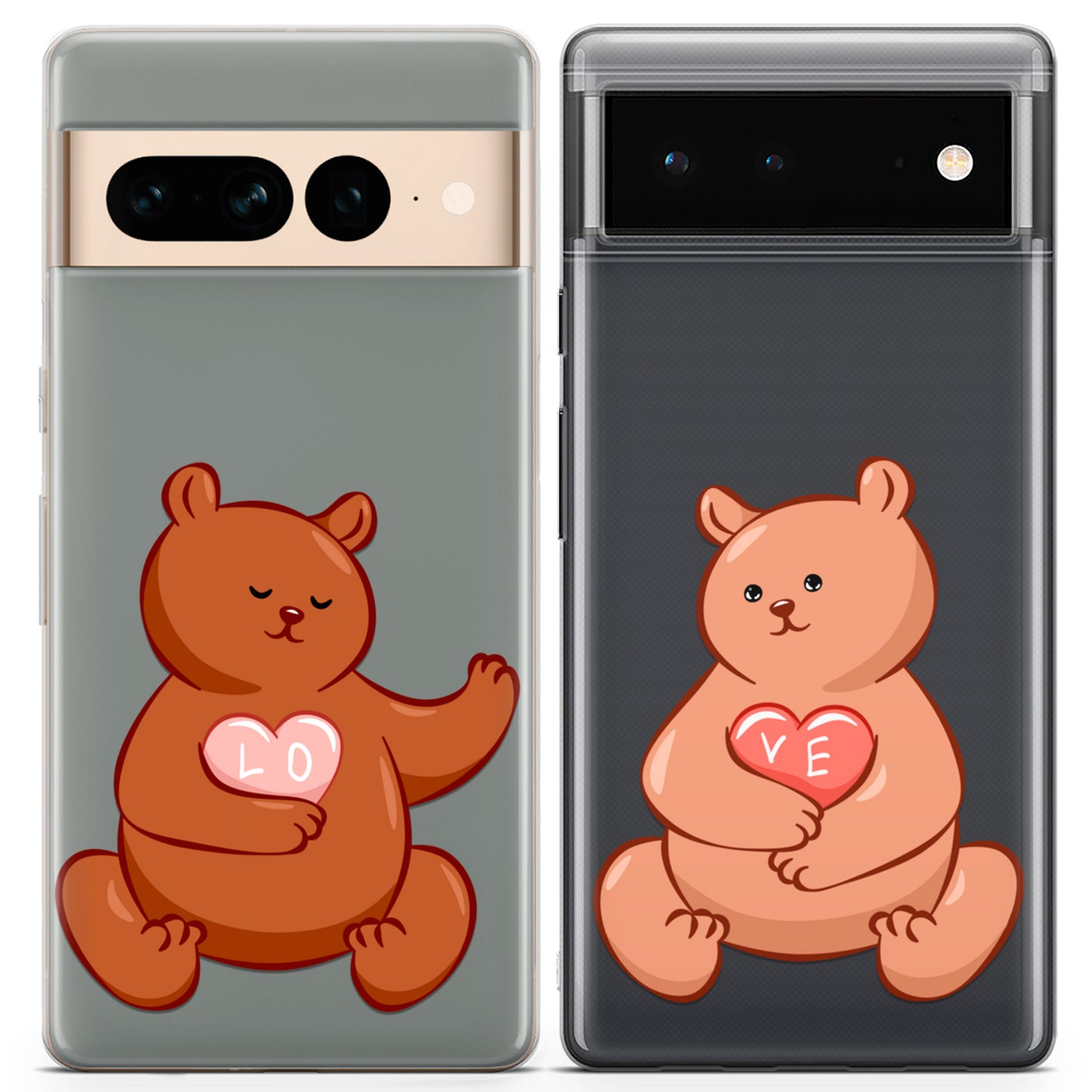 Cavka iPhone Couple Cases Teddy Bears