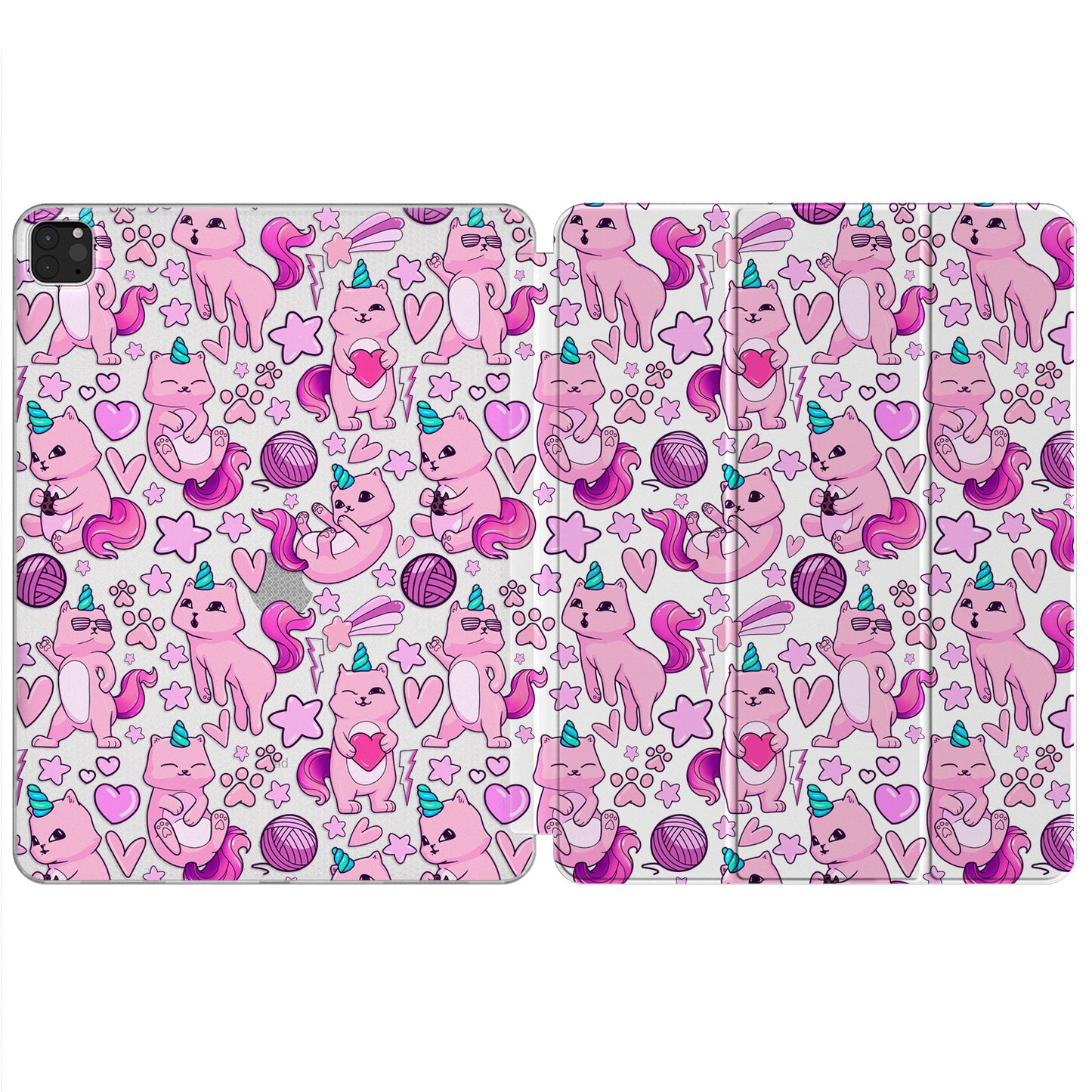 Cavka Apple iPad Smart Cover Cat Unicorn Pattern