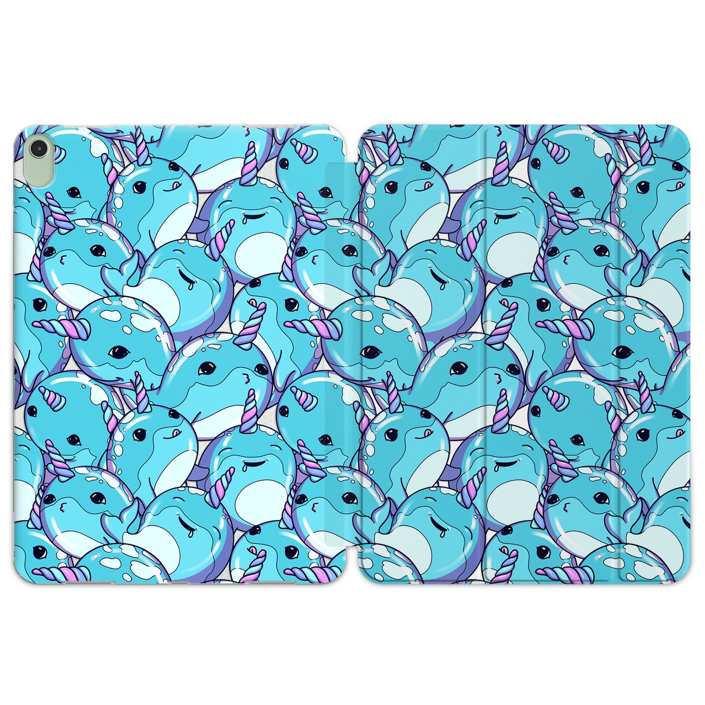 Cavka Apple iPad Smart Cover Cute Blue Unicorn