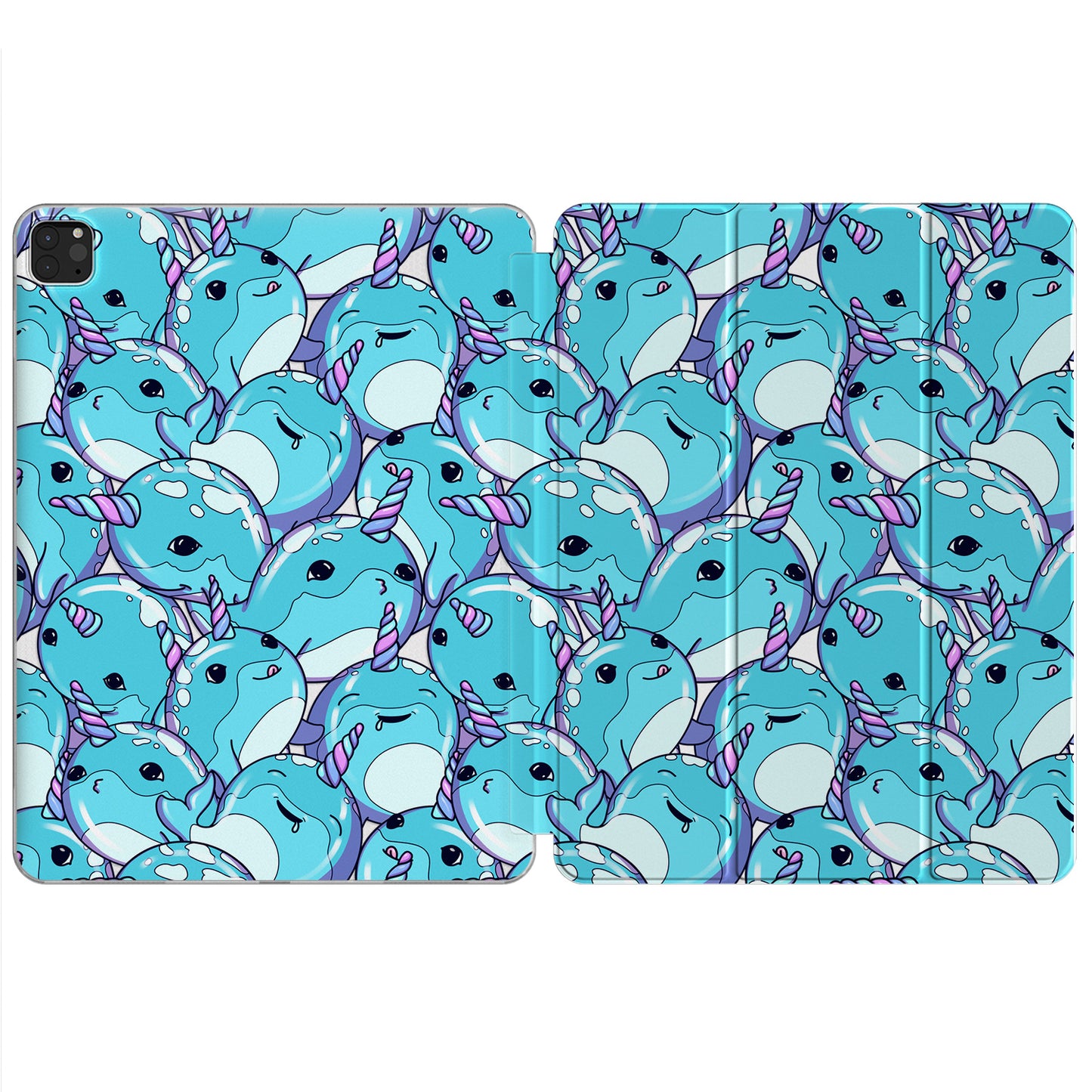 Cavka Apple iPad Smart Cover Cute Blue Unicorn