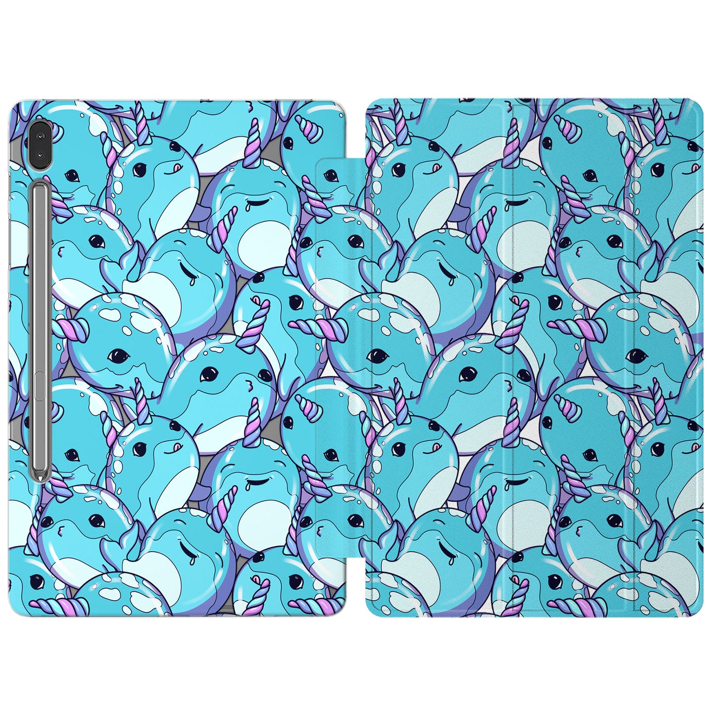 Cavka Apple iPad Smart Cover Cute Blue Unicorn