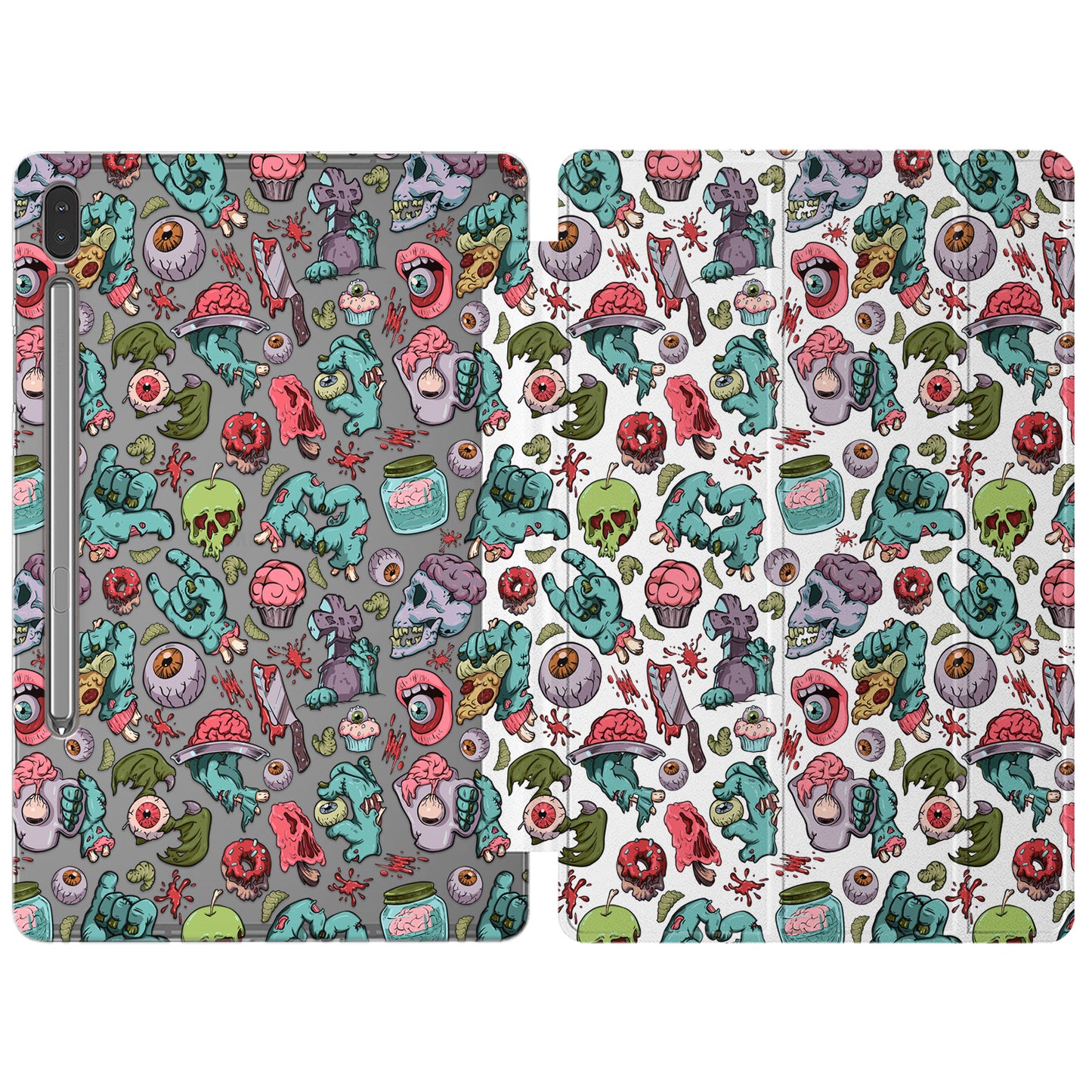 Cavka Apple iPad Smart Cover Zombie Horror Pattern