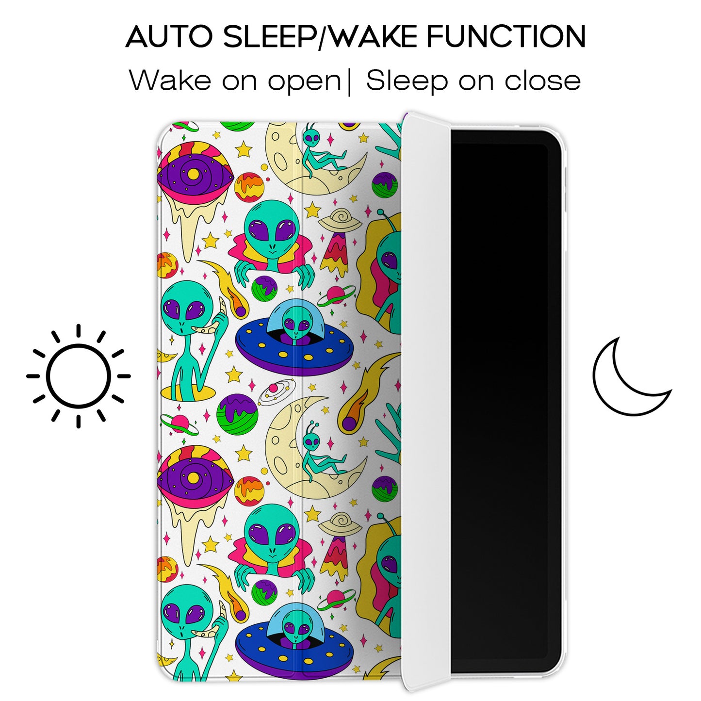 Cavka Apple iPad Smart Cover Cartoon UFO