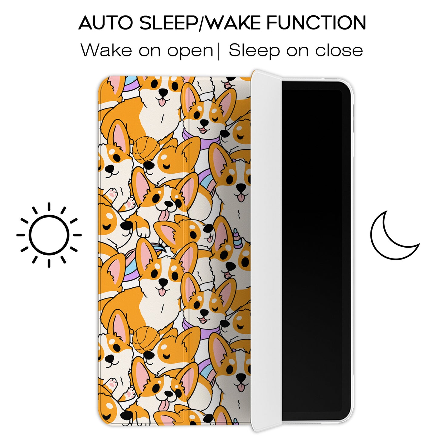 Cavka Apple iPad Smart Cover Corgi Pup