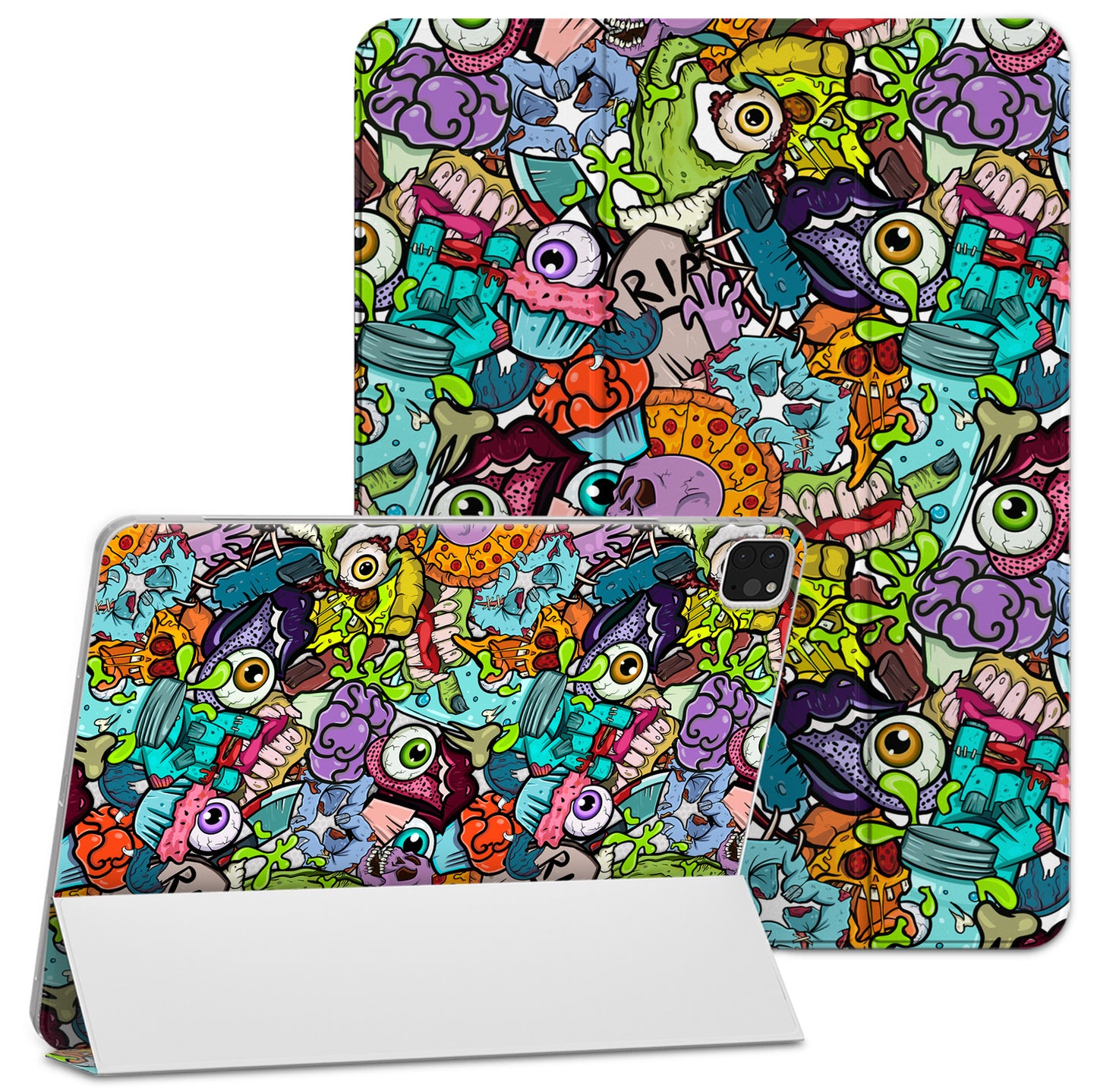 Cavka Apple iPad Smart Cover Colorful Zombie Horror