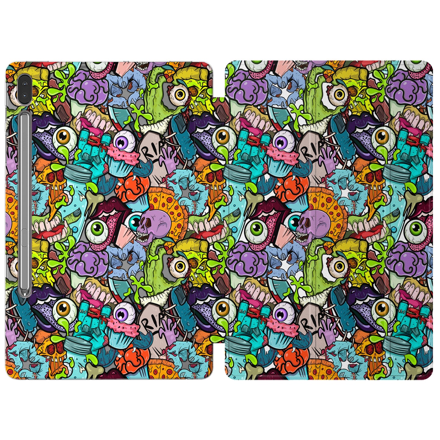 Cavka Apple iPad Smart Cover Colorful Zombie Horror