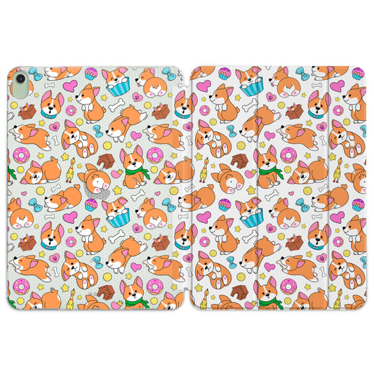 Cavka Apple iPad Smart Cover Corgi Pup Pattern