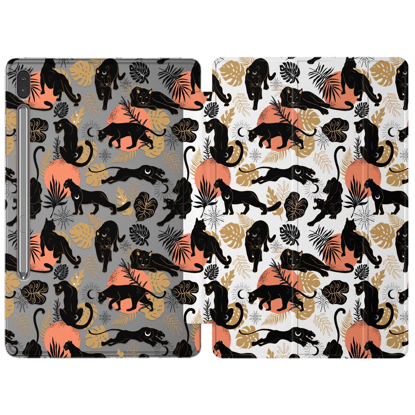 Cavka Apple iPad Smart Cover Black Panther Pattern